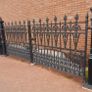 Set of brand new solid cast iron gates with posts Image 3