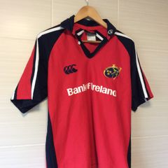 Munster Jersey. Season 2003/2004. Official Canterbury Mens Munster Rugby Home Jersey. Authentic Original From 2003. Not A Modern Day Remake.