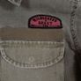 Art Class Grey Khaki Charcoal Patchwork Military Utility Jacket with Patches 8UK/36EU Image 4