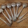 9 silver plated soup spoons, 4 Emperor Plate, Sheffield & 5 Insignia Plate L & W, EPNS A1 Image 6