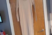 Primark Long Ribbed Sleeved  Dress .  S. 16.   .  B.N.W.T