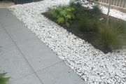 white pebbles