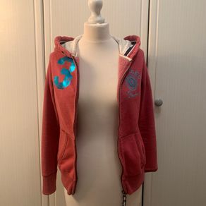 Hilfiger denim women's pink hoodie. Size XS