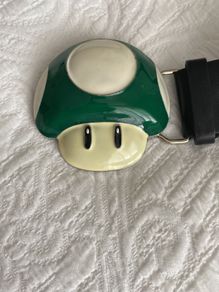 Belt Super Mario Belt  1UP Buckle