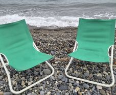 Two Foldable Beach/Garden Chairs