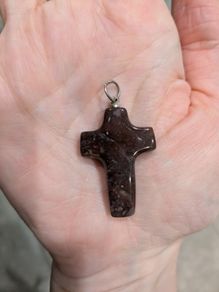 Gemstone Cross Pendant