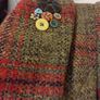 NEW, Joe Brown Green Check Wool Winter Coat - Size 10 Image 7