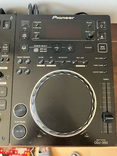 Pioneer CDJ-350 Set and Pioneer DJM-350 Mixer