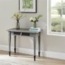 Black & Gold Dragonfly Console Table with Drawer Image 6