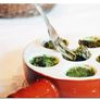 Brand New Ceramic Escargot Plates Oven Safe with Handle - 2-Pack, Brown. Image 7