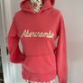 hoodie Abercrombie & fitch coral hoodie size large Image 2