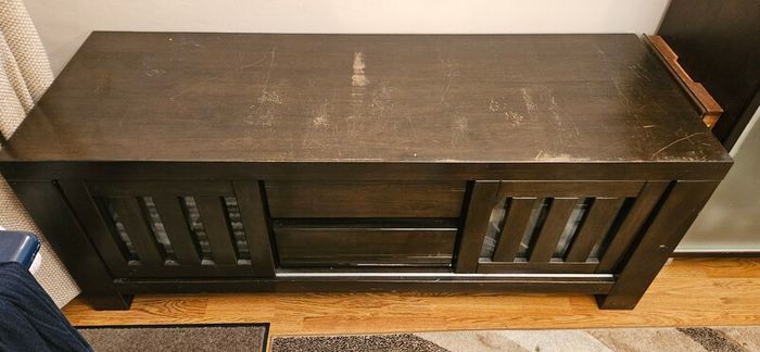 Cabinet and table with drawers