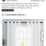 2 curtains translucent and grey with 2 curtains rod Image 4
