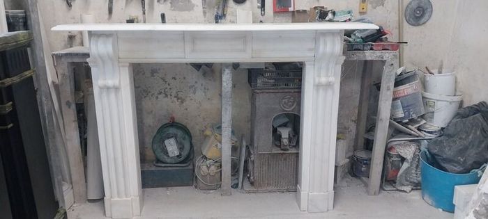 Antique Marble Fireplace