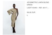 Beautiful Zara one shoulder dress (sold out)
