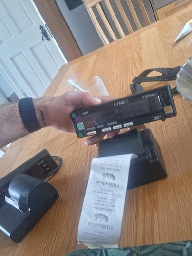 2 taxi meters and 2 printers to match (no wiring)