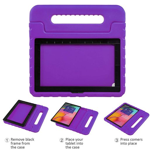 For Samsung Galaxy Tab A7 10.4 2020 Case Kids Shockproof Tablet Smart Cover EVA Purple New - FHT15SMTK1