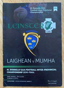 GAA 2012 M Donnelly Interprovincial Football Semi Final Programme