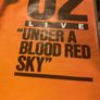 U2 - Very Rare- Under A Blood Red Sky 1983 US promotional subway fly poster Image 6