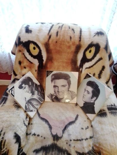 Elvis Memorabilia - 3 Elvis Presley Canvas Pictures