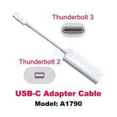 Original Apple USB-C Thunderbolt 3 to Thunderbolt 2 Adapter Converter Cable A1790 New