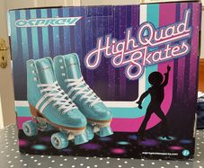 New Roller skates with new knee and elbow pads included