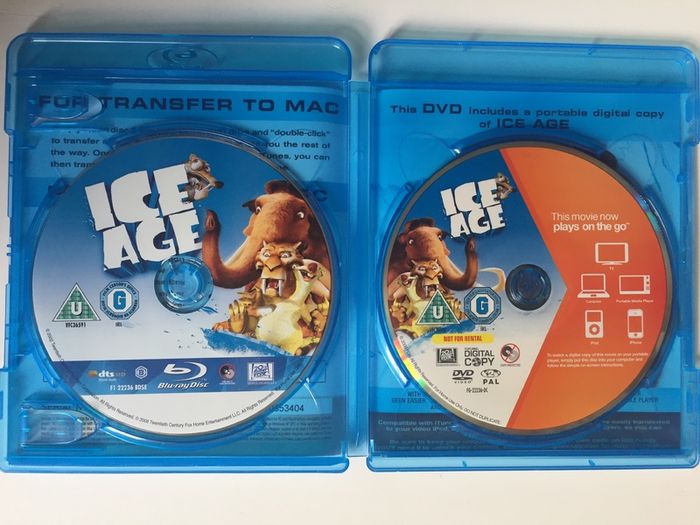 Ice Age (Blue Sky Studios) 2002-2012 (Movies 1-4) [Blu-ray 4x Animated Movies]
