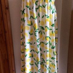 summer beach dress lemon print size 20 includes post