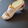 Old Country Roses Royal Albert Ornaments 8 piece lot, 2 Shoes, Wheel Barrow, Basket and 4 Place Card Holders Collection or Postage Image 3