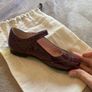 Jacadi burgundy patent leather size 27 EU Image 7