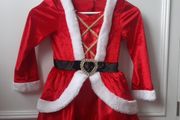 Mrs Santa Claus costume Christmas dress girls size 7-8 years