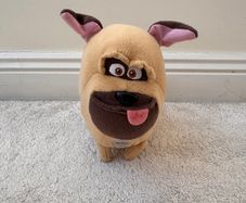 The Secret Life of Pets Mel Soft Plush Pug Dog approx. 18 cm. Used Please see photos