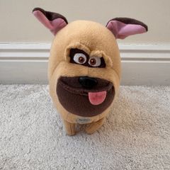 The Secret Life of Pets Mel Soft Plush Pug Dog approx. 18 cm. Used Please see photos