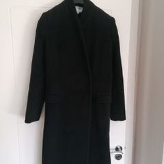 LK Bennett Lunel Mocha Wool Coat Size 14