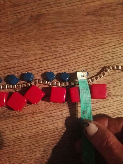 Red And Blue Necklace