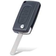 3 Buttons Car Remote Key Case For Peugeot 207 307 308 407 607 807 For Citroen C2 C3 C4 C5 C6 Flip Folding Key Shell