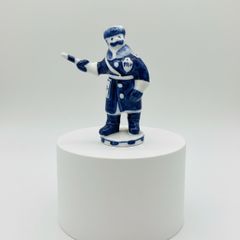 Gzhel Porcelain Russian Militiaman Figurine