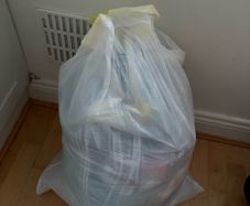 Bag of girls clothing