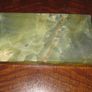 Unique Rare Brazilian Green & Brown Onyx Plinth / Base Image 2