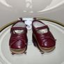 Baby Girls Wine Shoes. Size 13 Image 5