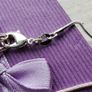 Crystal pendant, silver chain and pearl earrings set, free shipping! Image 7