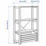 Ikea shelving unit with drawer Image 3