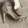 sandals new look beige suede effect high heeled sandals size 40 Image 4