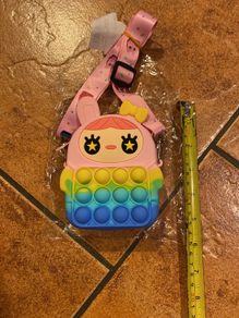 Pop Push Toy silicone purse bag girls