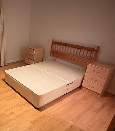 FREE Double divan base + headboard