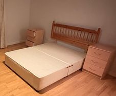 FREE Double divan base + headboard