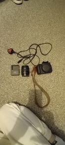 Canon Camera, Lens, Strap, Charger # Battery Pack
