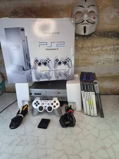 Ps2 Satin Silver Boxed