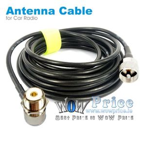 26121 PL259 Antenna Connector Coaxial Extend Cord Cable SO239 5M 16ft