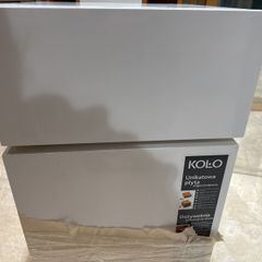 Bathroom Side Cabinet, Mirror and Shelf
